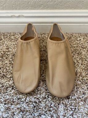 Bloch Women’s Neo-flex Leather Neoprene Tan Jazz Dance Shoes Size 7
